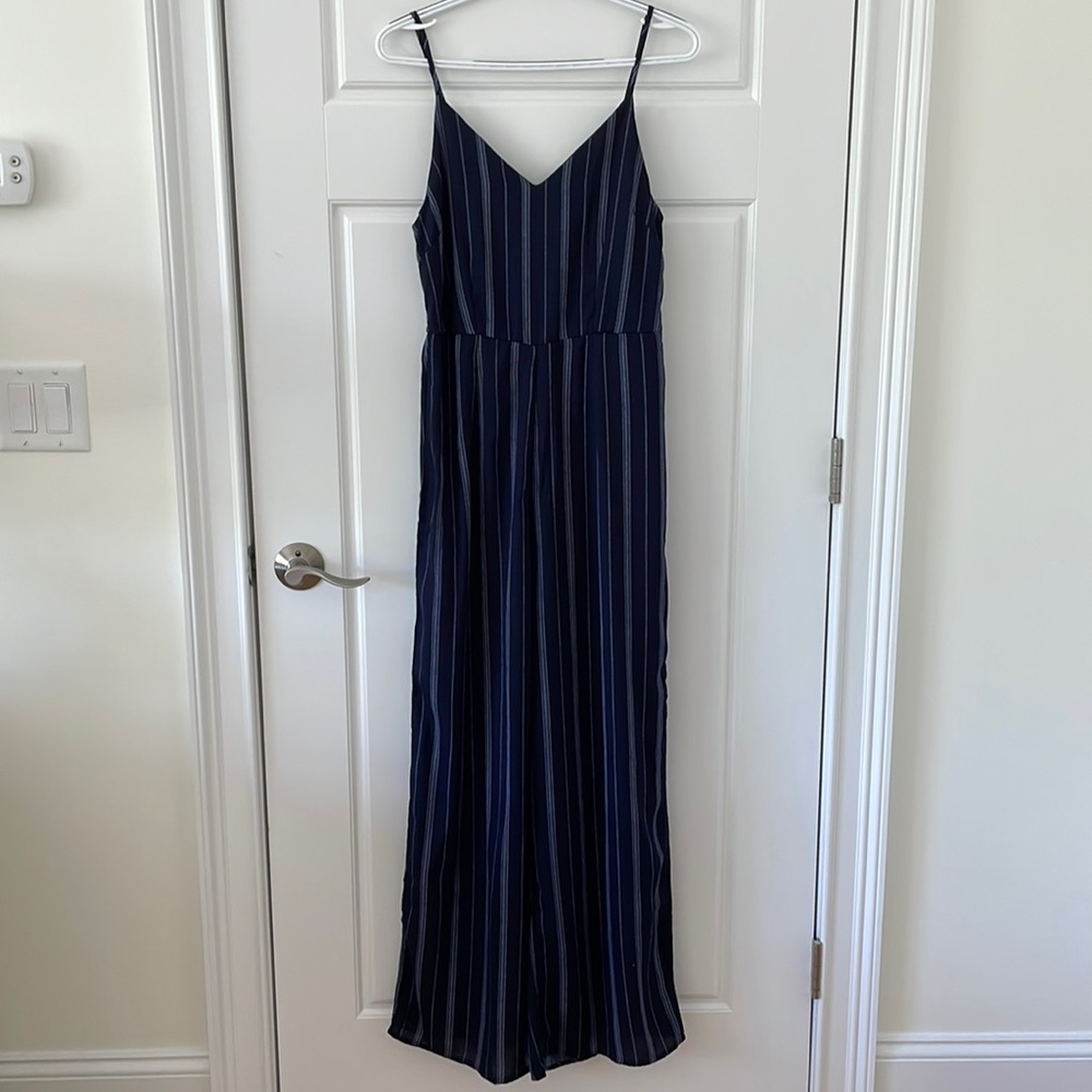 Navy Blue Jumpsuit. Size Medium